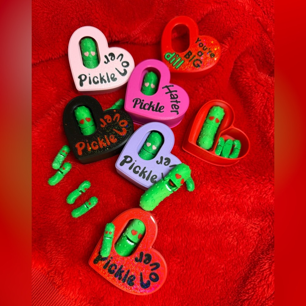 Articulated pickle valentines gifts!